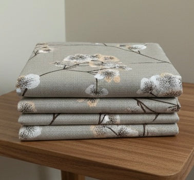 Neutral Bloom Collection | Double bedsheet with 2 Pillow Covers