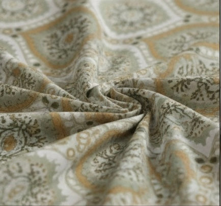 Saffron Heritage Collection | Single bedsheet with 2 Pillow Covers