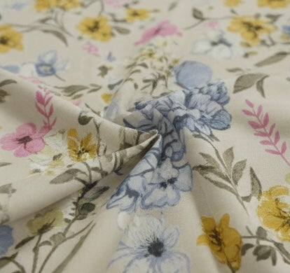 Floral Whisper Collection | Double bedsheet with 2 Pillow Covers