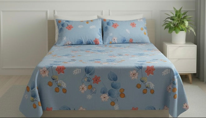 Sky Garden Collection | Single bedsheet with 2 Pillow Covers