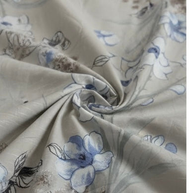 Blue Blossom Collection | Double bedsheet with 2 Pillow Covers