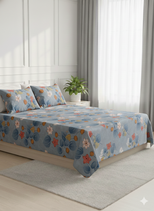 Sky Garden Collection | Single bedsheet with 2 Pillow Covers